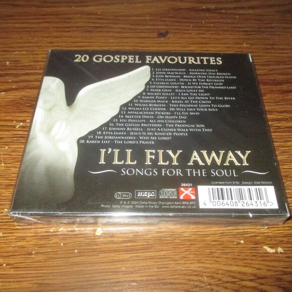 20 Gospel Favourites -I'll Fly Away on cd (Delta Music, 2004, Unopened) - Picture 2 of 3